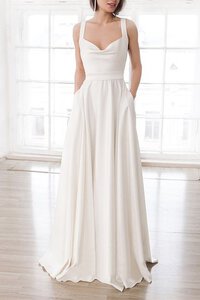 Abito da sposa cerniera delicato favola formale e informale in pizzo senza maniche