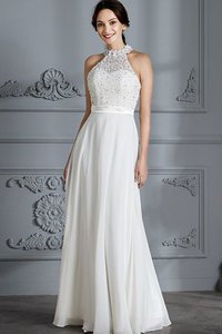 Abito da Sposa Tondo Principessa A-Line A Terra in Chiffon