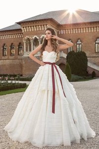 Abito da Sposa Cuore con Cristino A-Line A Terra Senza Maniche