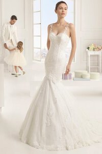 Abito da Sposa Cuore Cerniera Senza Maniche Sexy a Sala