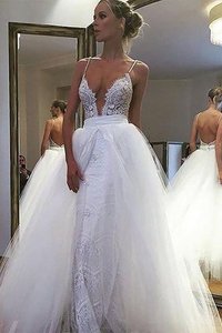 Abito da Sposa A-Line Naturale in Tulle Principessa A Terra