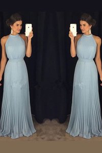 Abito da Ballo A-Line in Chiffon con Piega Principessa con Festone