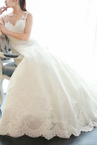 Abito da sposa convenzionale incredibile lusso vintage con bottone a sala