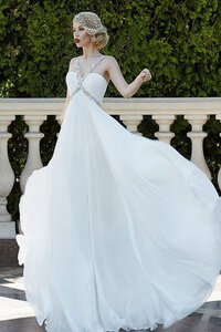 Abito da Sposa Cuore con Perline Anello Formale E Informale a Riva