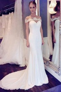 Abito da sposa sirena sexy chaming lunghi retro buco della serratura schiena