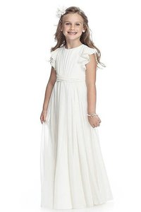 Abito da Cerimonia Bambini A Terra Tondo A-Line Principessa in Chiffon