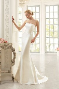 Abito da Sposa in Raso con Increspato Sirena Cuore Sexy