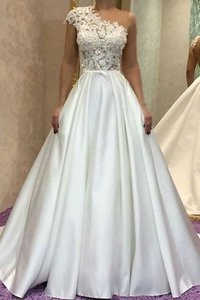 Abito da sposa senza maniche favola shiena sheer adorabile a terra spazzola treno