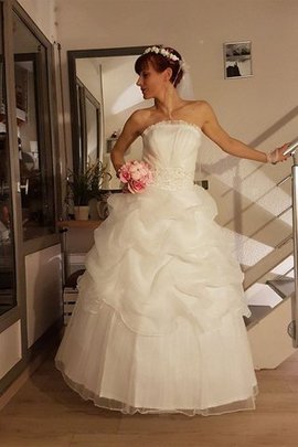 Abito da sposa sogno con increspature con piega moderno corpetto pieghe carino