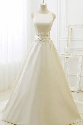 Abito da Sposa in Tulle con Giacca in Raso con Paillette A-Line