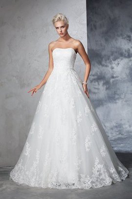 Abito da Sposa Ball Gown Coda A Strascico Corto Senza Maniche Alta Vita Senza Strap