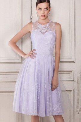 Abito Homecoming con Increspato Lusso con Increspature in Pizzo in Tulle