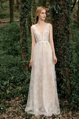 Abito da sposa all aperto lungo a terra dolce a sala in tulle