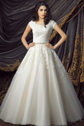 Abito da Sposa Cappellino Moderno Principessa Medievale in Pizzo