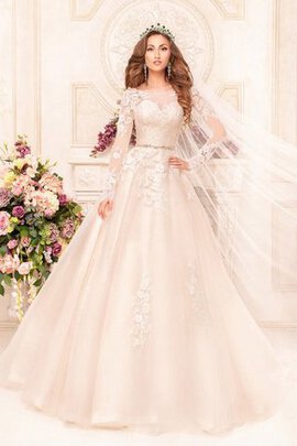 Abito da Sposa Classico Tondo A Terra Lusso A-Line