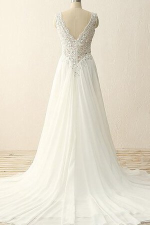 Abito da Sposa Semplice V-Scollo Favola Seducente a Riva