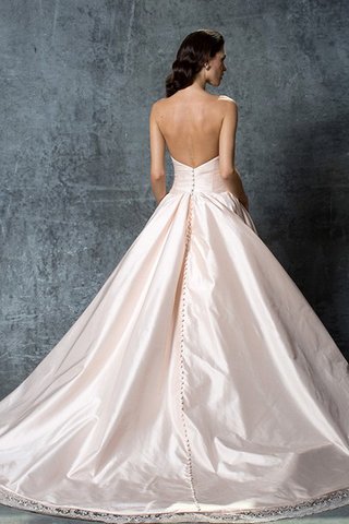 Abito da Sposa Radiosa Conservatore Lungo in Taffeta Lusso