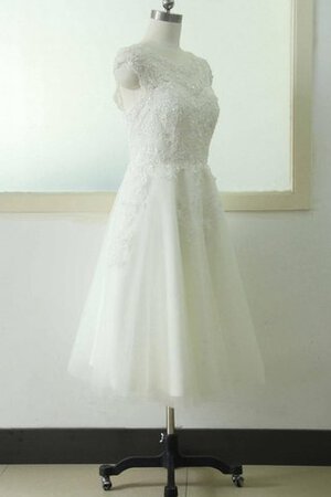 Abito da Sposa Largo Cappellino Formale E Informale Cerniera con Fiore