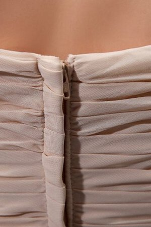 Abito da damigella Senza Maniche in Chiffon con Increspato con Piega Alta Vita