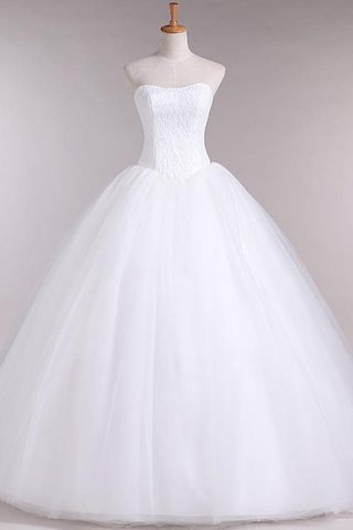 Abito da Sposa Radiosa in Pizzo Senza Maniche in Tulle Schiena Nuda