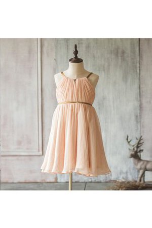 Abito da Cerimonia Bambini con Fusciacca Mini Conotta in Chiffon decorato