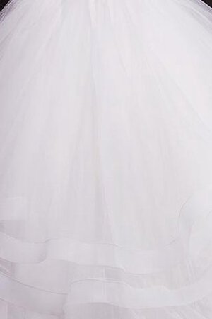 Abito da Sposa in Tulle con Perline in Paillette Cuore A Terra