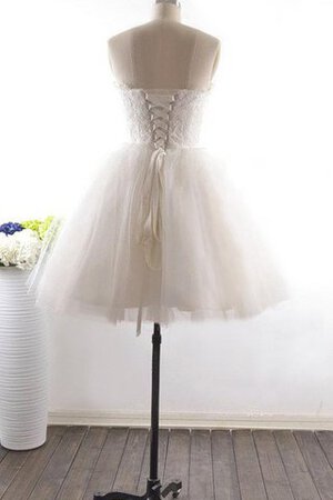 Abito da Sposa in Tulle in Pizzo A-Line Conotta Allacciato