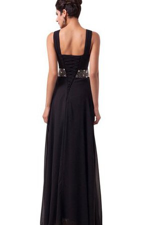 Abito mamma sposa con Piega Senza Maniche A-Line Sexy con Perline