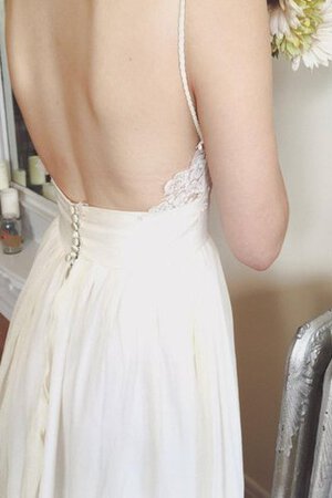 Abito da Sposa Sexy A-Line Conotta a Riva Senza Maniche