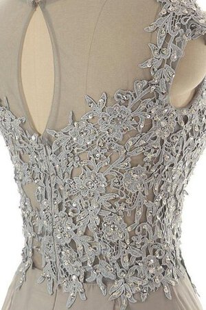 Abito Da Ballo Stravagante con Perline Buco Della Serratura Schiena con Applique Vintage