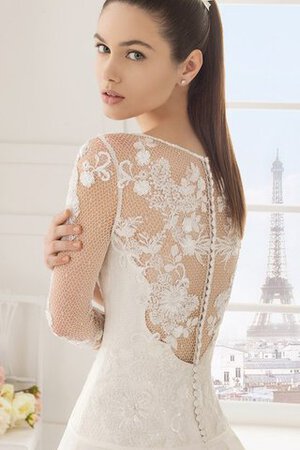 Abito da Sposa in Pizzo Senza Maniche Conservatore Cuore con Bottone