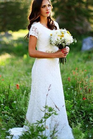 Abito da Sposa in Pizzo Formale E Informale Cappellino Moderno Vintage