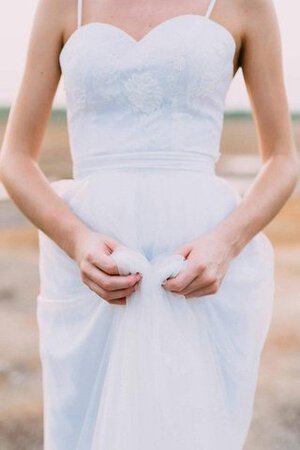 Abito da Sposa A Terra a Riva in Pizzo Cuore A-Line