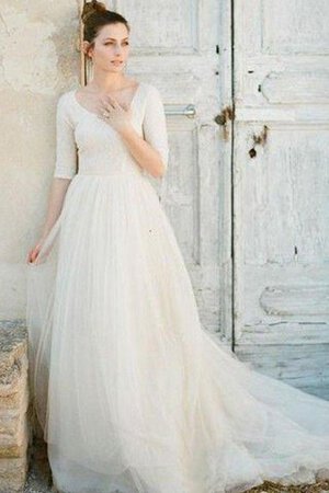 Abito da Sposa Elegante tradizionale Medievale Semplice Senza Maniche