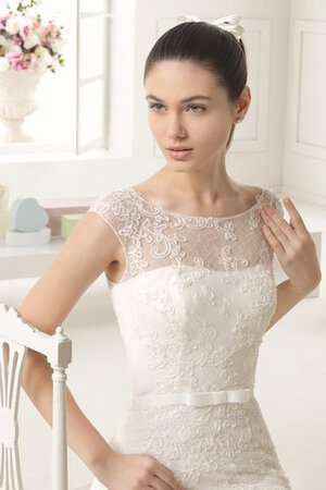 Abito da Sposa con Manica Corte a Chiesa a Sala A-Line Elegante