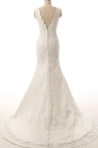 Abito da Sposa in Raso Cerniera in Pizzo in Organza con Paillette