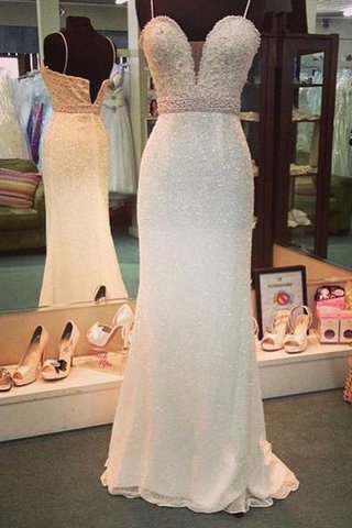 Abito da Sposa Conotta con Paillette Elegante Convenzionale a Sala