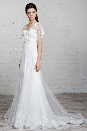 Abito da Sposa Alta Vita in Tulle Conservatore Spazzola Treno Taglia Forte