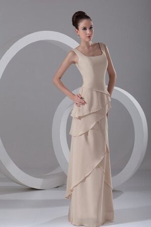 Abito mamma sposa Tubino Stravagante con Criss-cross A Terra in Chiffon