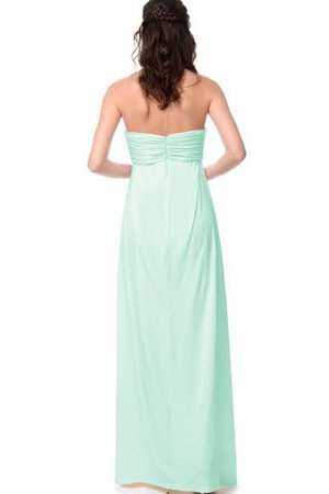 Abito da damigella Alta Vita con Increspato in Chiffon Senza Strap