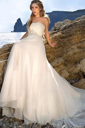 Abito da Sposa Semplice Senza Strap a Riva A Terra Formale E Informale