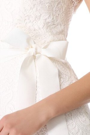 Abito da Sposa con Fiocco Naturale Spazzola Treno Farfalla Ornamento Tubino