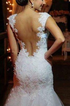 Abito da Sposa Senza Maniche Cuore Naturale Moda con Applique