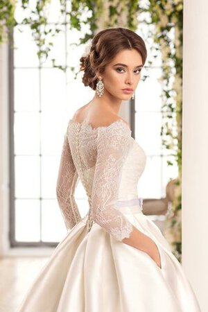 Abito da Sposa Lunghi A Terra Senza Maniche Naturale A-Line