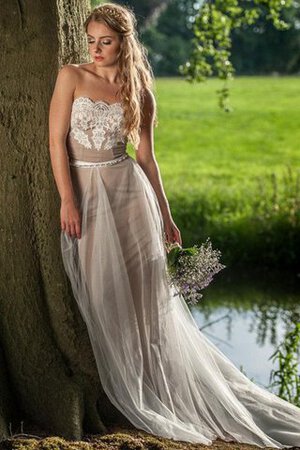 Abito da Sposa con Applique Barchetta Semplice Formale E Informale due Pezzi