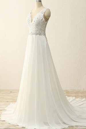 Abito da Sposa Semplice V-Scollo Favola Seducente a Riva