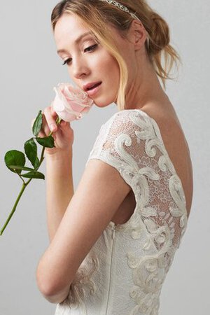 Abito da Sposa Formale E Informale Tubino A Terra con Ricamo Cappellino