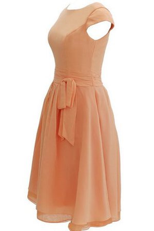 Abito da damigella con Fusciacca Largo Naturale con Piega in Chiffon