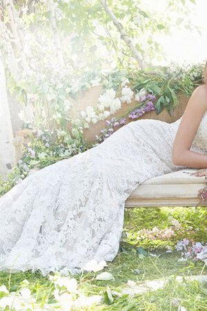 Abito da Sposa con Fiore Elegante Vintage Senza Maniche Buco Della Serratura Schiena