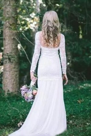 Abito da Sposa Senza Maniche Lusso con Piega Tubino Lunghi